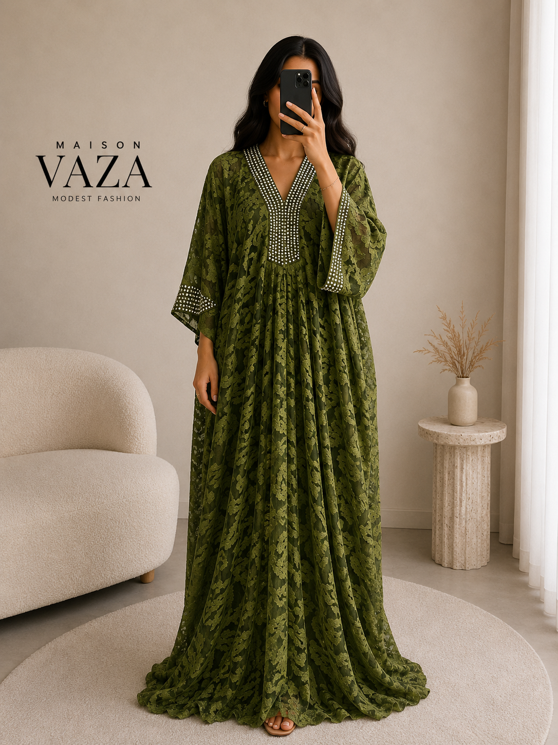 Abaya Émeraude